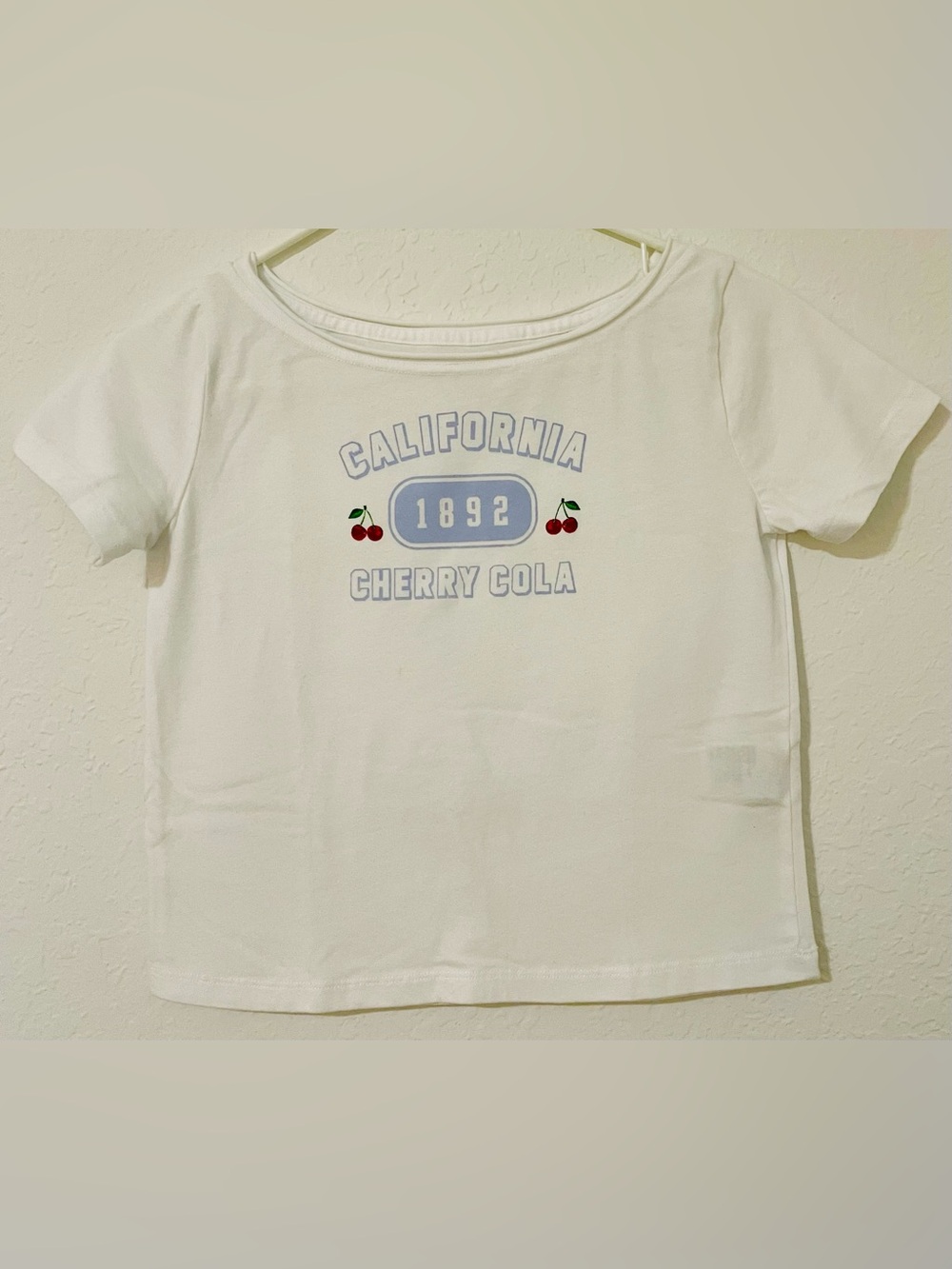 abercrombie kids White California Cherry Cola Graphic Tee